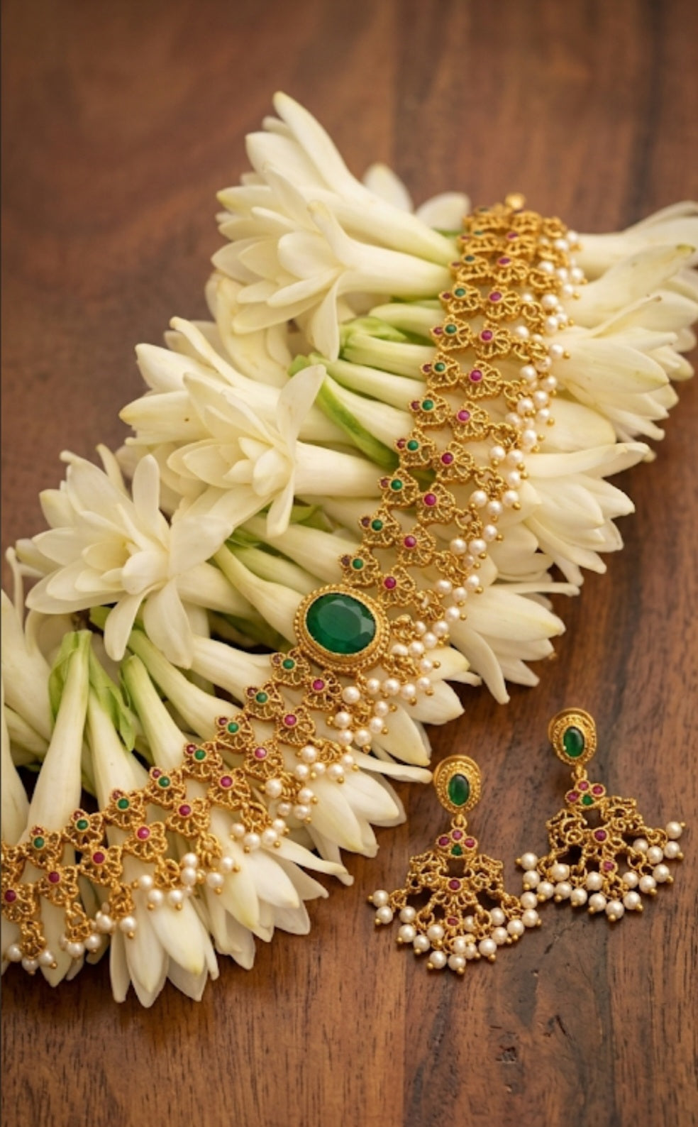 Hansika Krishna Inspired Beaded Choker Necklace | A223