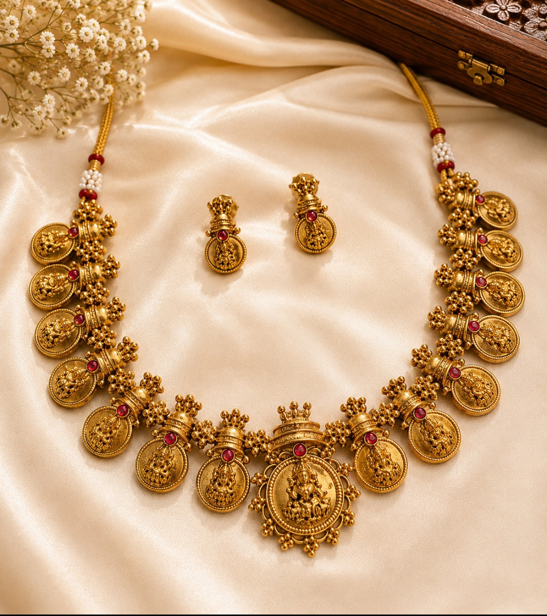 Coin Lakshmi Necklace | A274