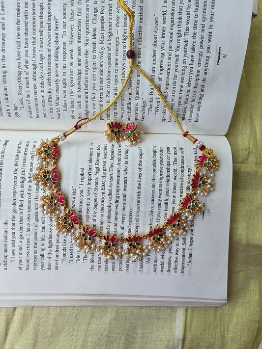 Lotus Necklace | A128