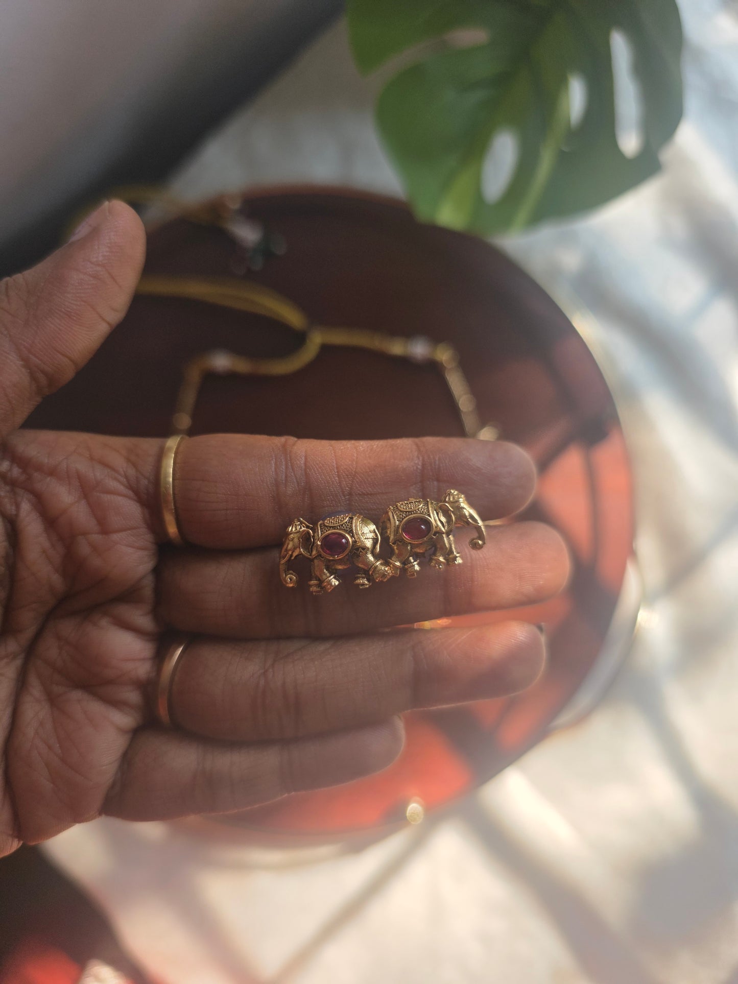 Elaphant chain Necklace