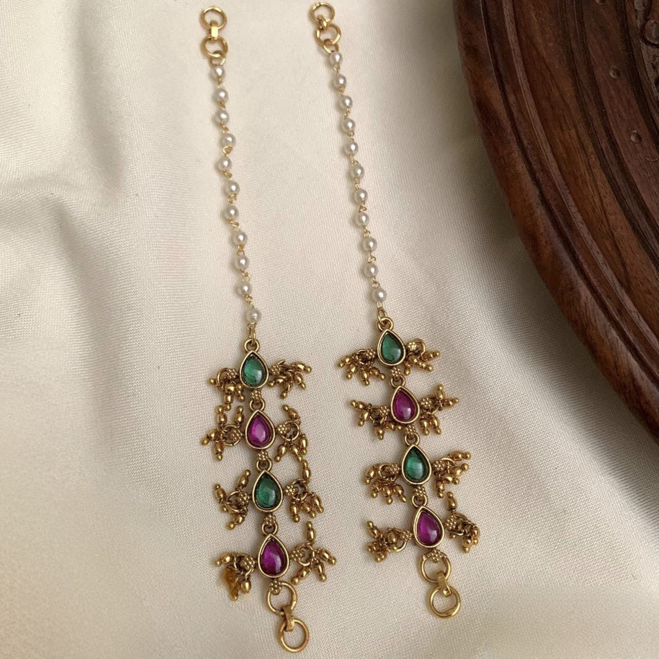 Multi Colour Ear Chain