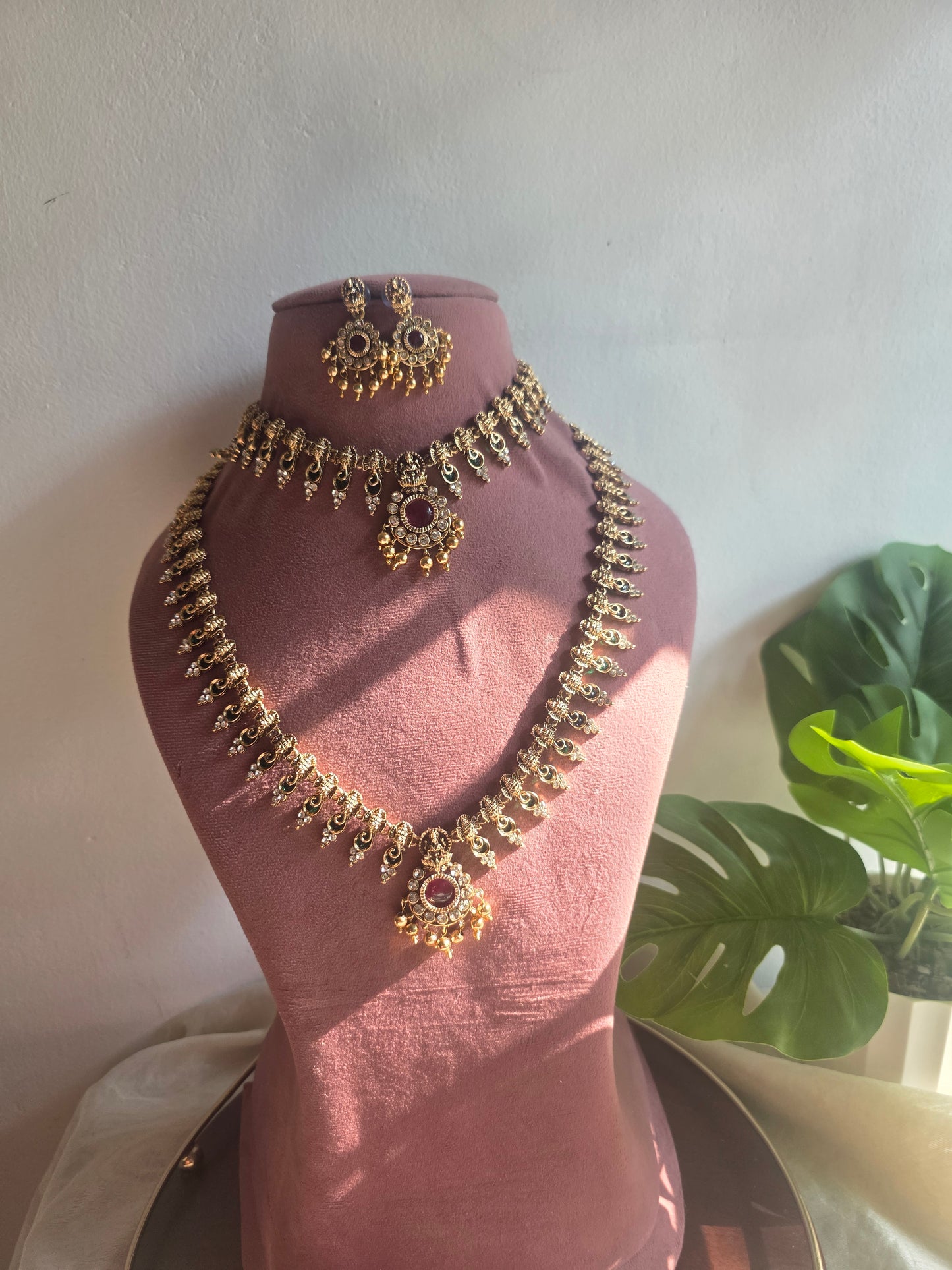 Palakka stone Necklace set