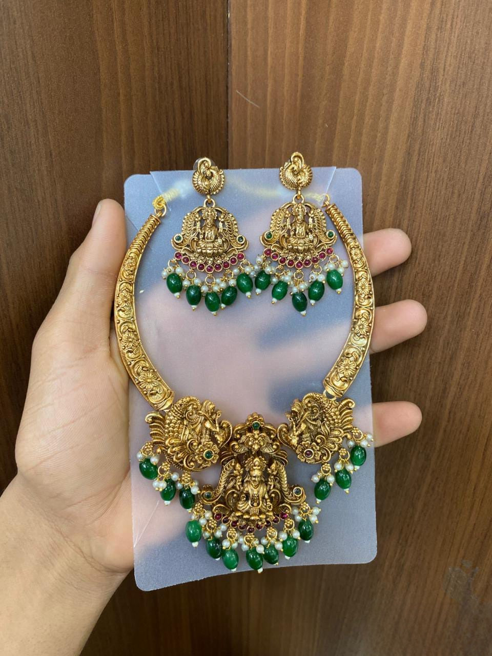 Lakshmi Temple Necklace