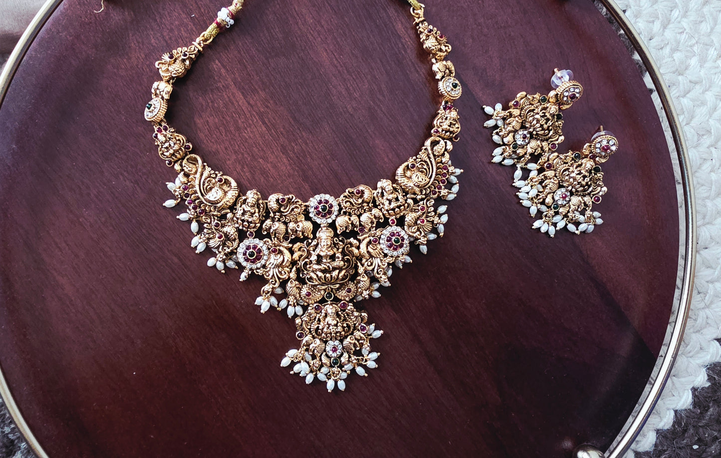 Single piece Lakshmi Necklace