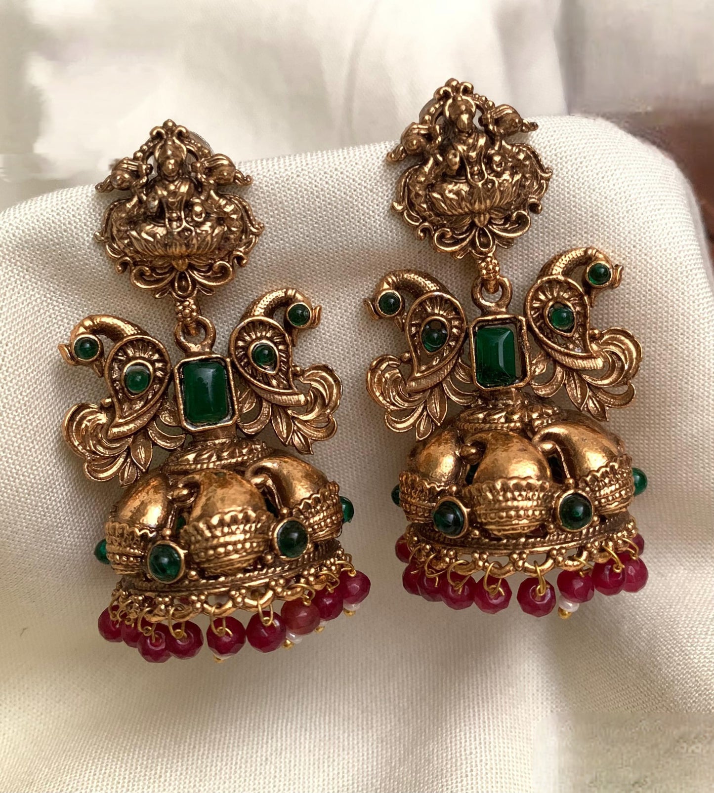 Antique Stone Nagas Jumka