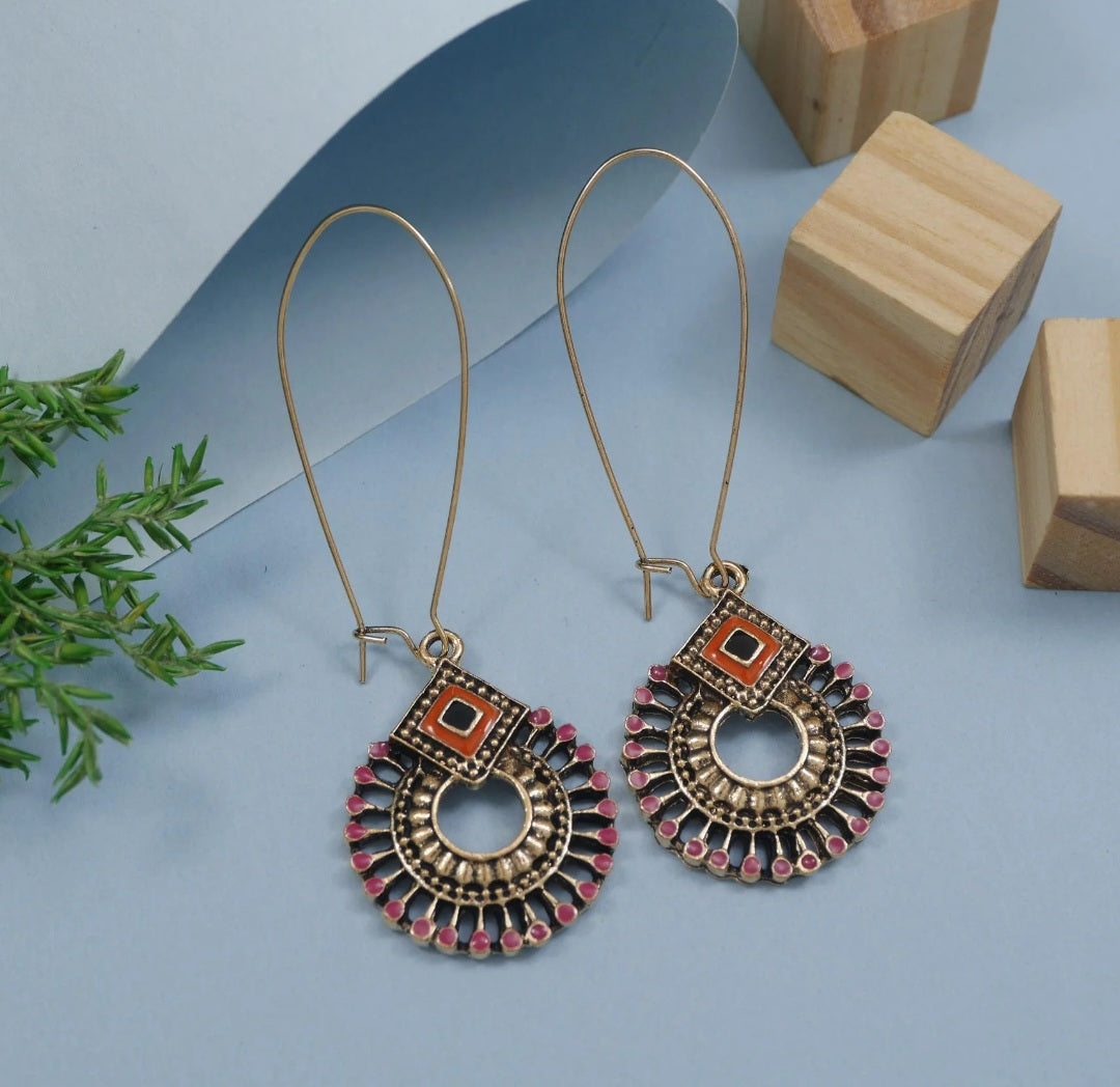 Floral Enamel Dangler