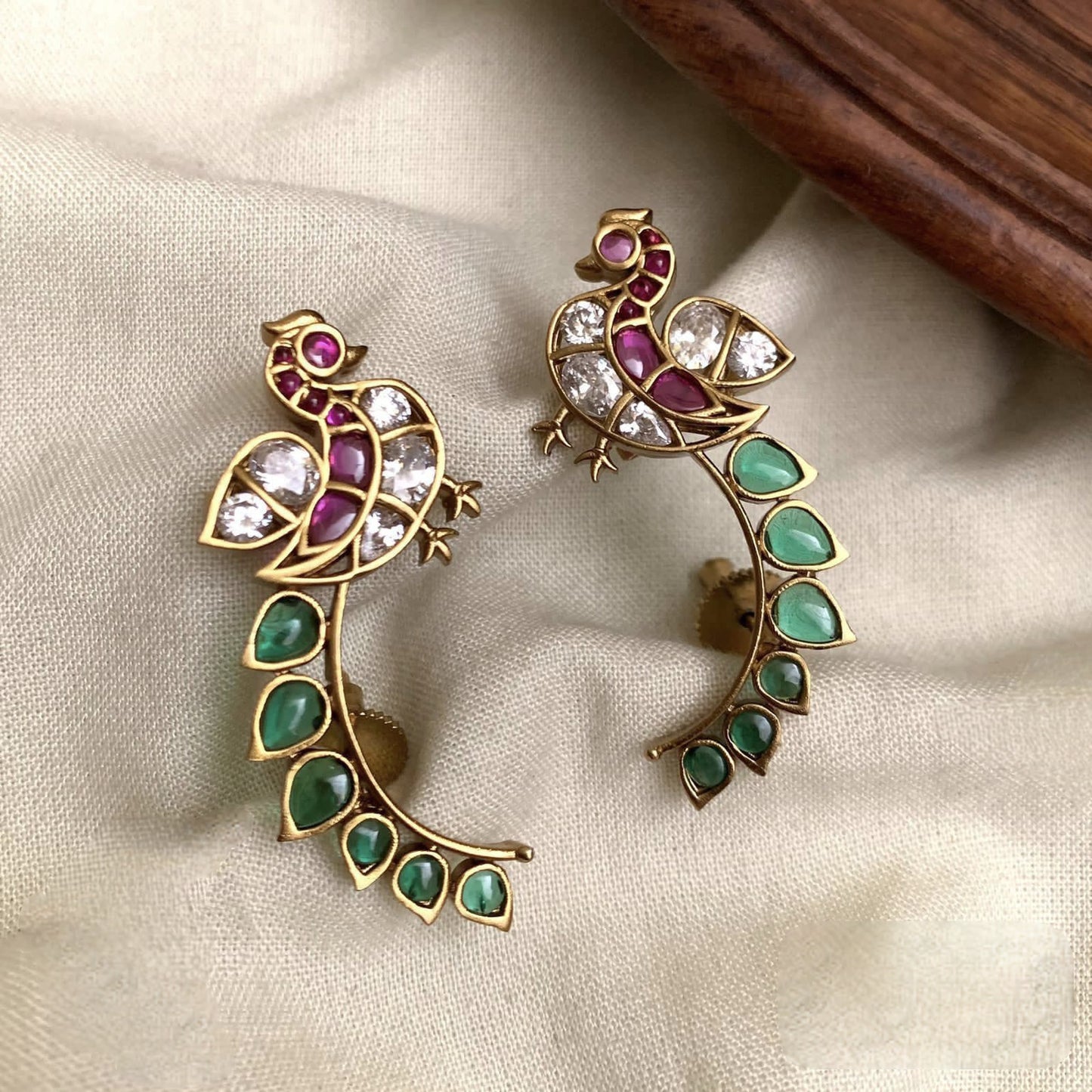 Peacock Ear Ring