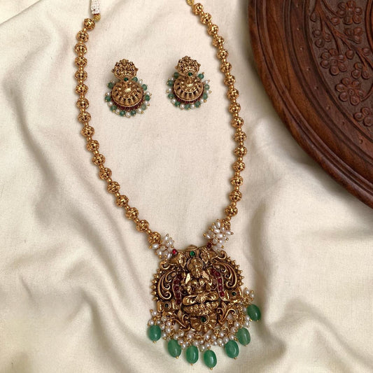 Lakshmi Beaded Nagas Haram
