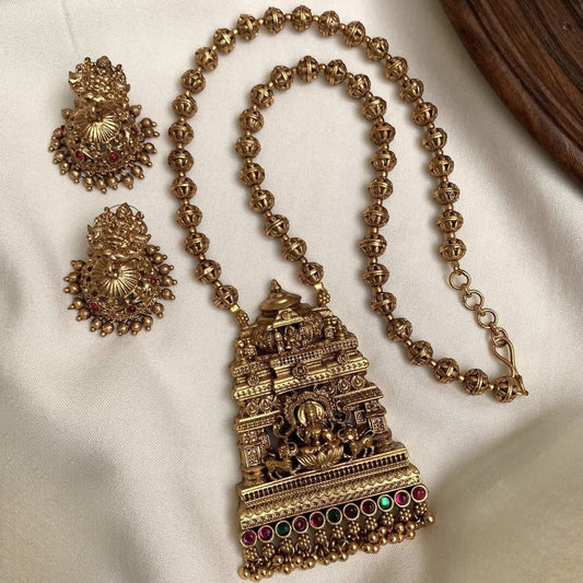 Beaded Temple Necklace