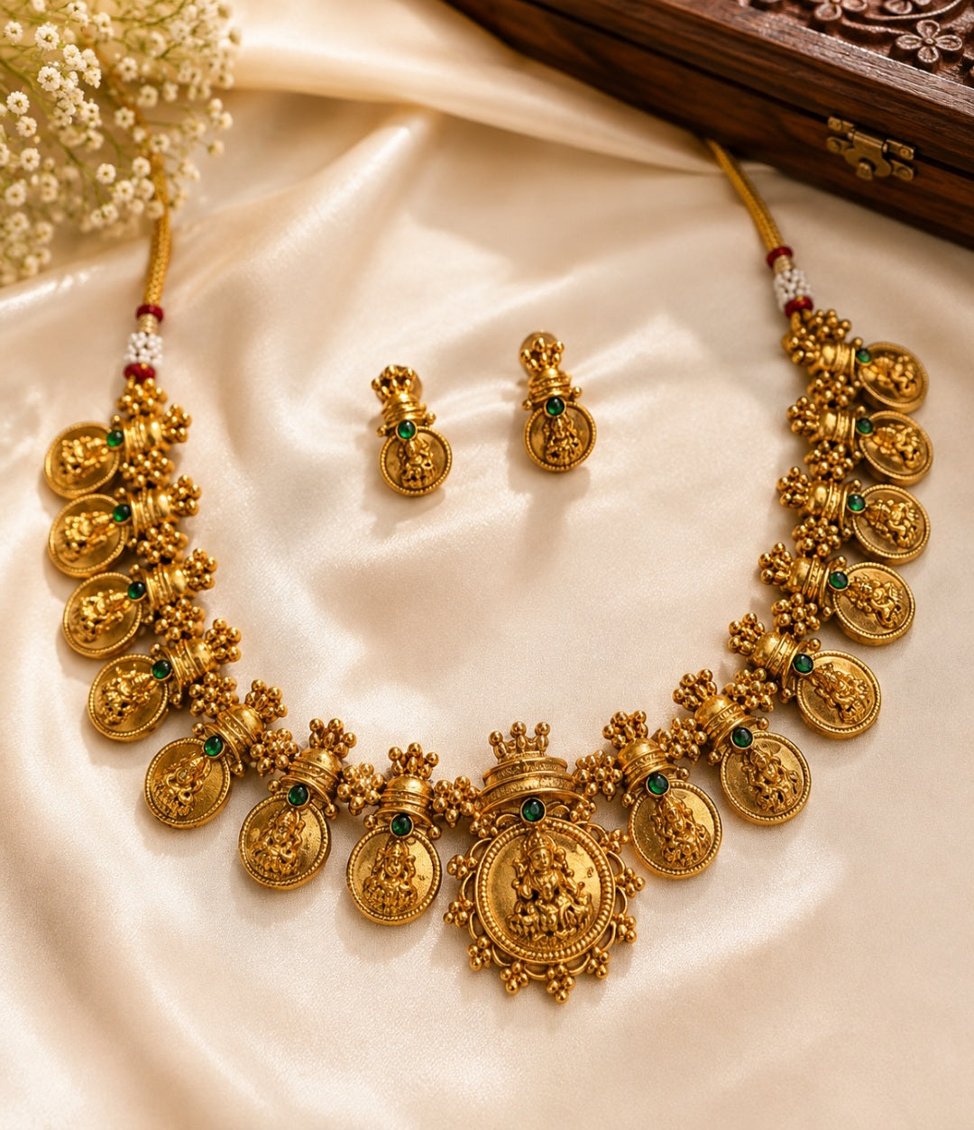 Coin Lakshmi Necklace | A274