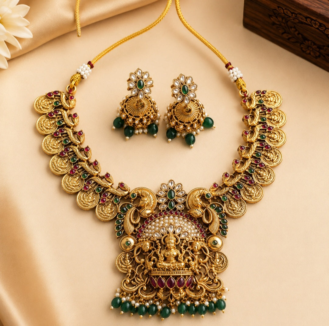 Lakshmi Coin Necklace | A137