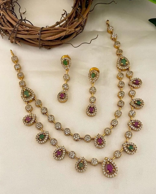 Multi Stone Premium Necklace