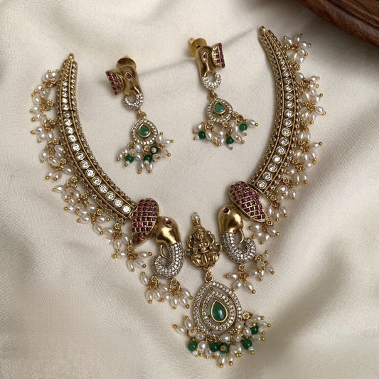 Elephant Lakhsmi Necklace