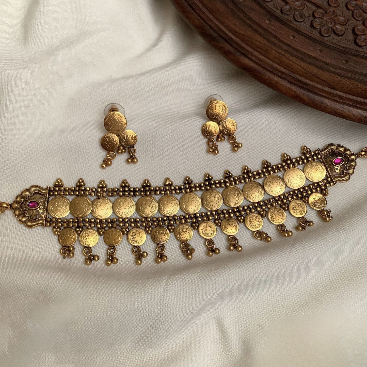 Double Layered Coin Necklace