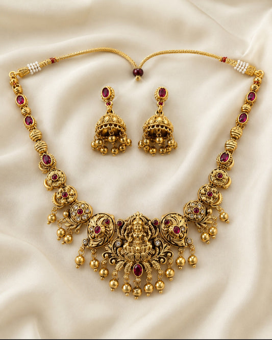 Nagas Inspired lakshmi Necklace | A224