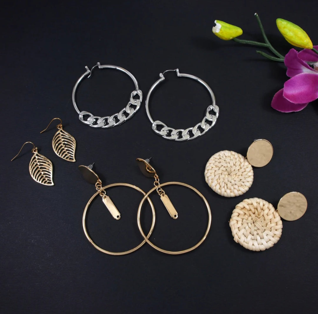 Set of 4 Combo of Western Earring