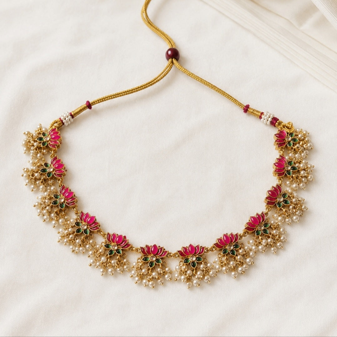 Lotus Necklace | A128