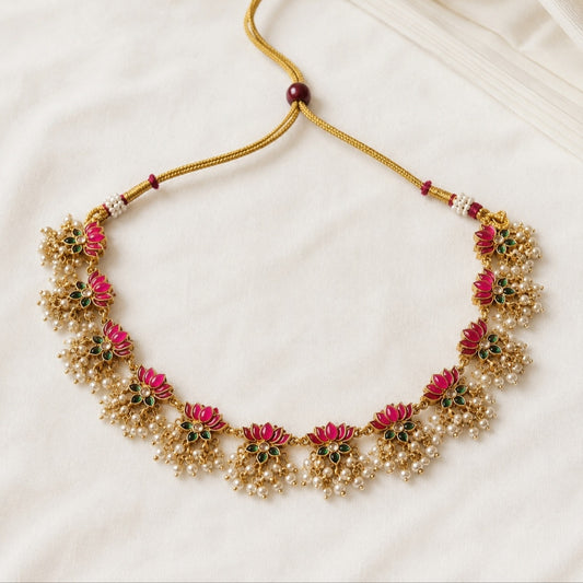 Lotus Necklace | A128