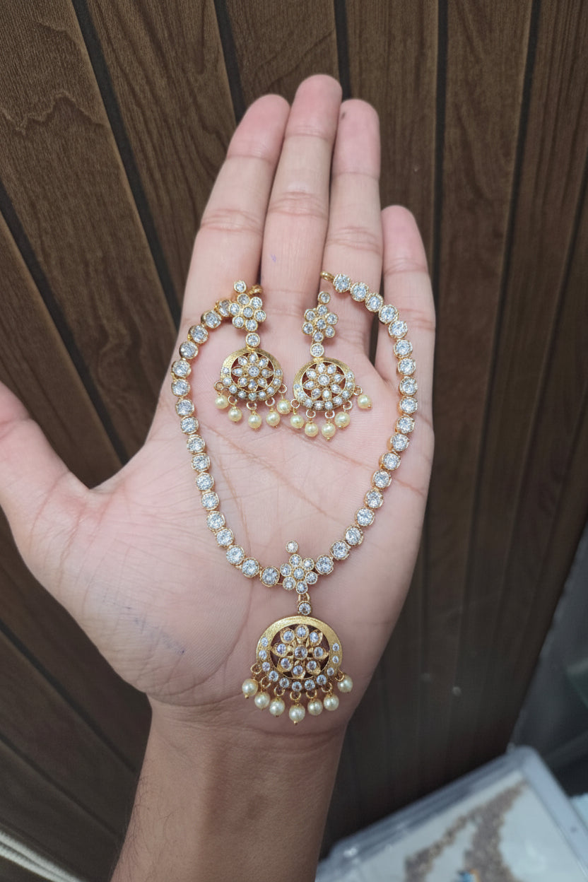 White Attigai Necklace