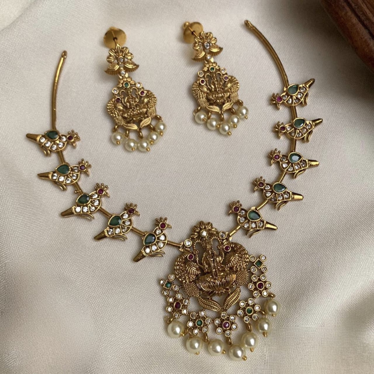 Lakshmi Bird Necklace