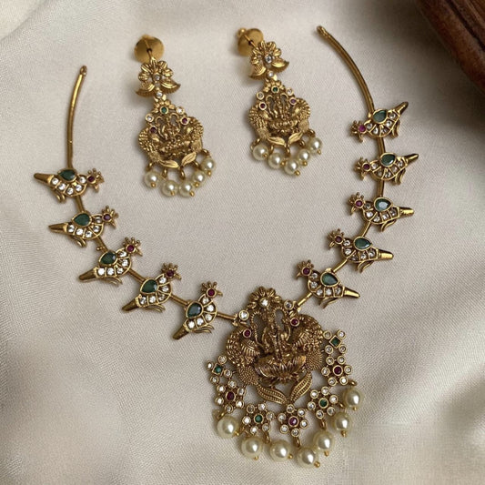 Lakshmi Bird Necklace