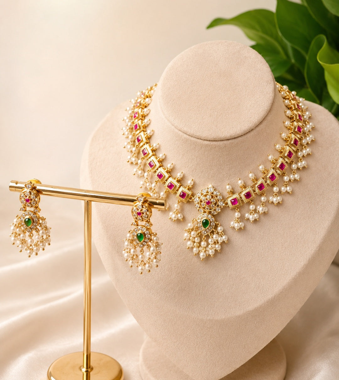 Guttapusalu Box Necklace – Traditional Telugu Bridal Jewellery