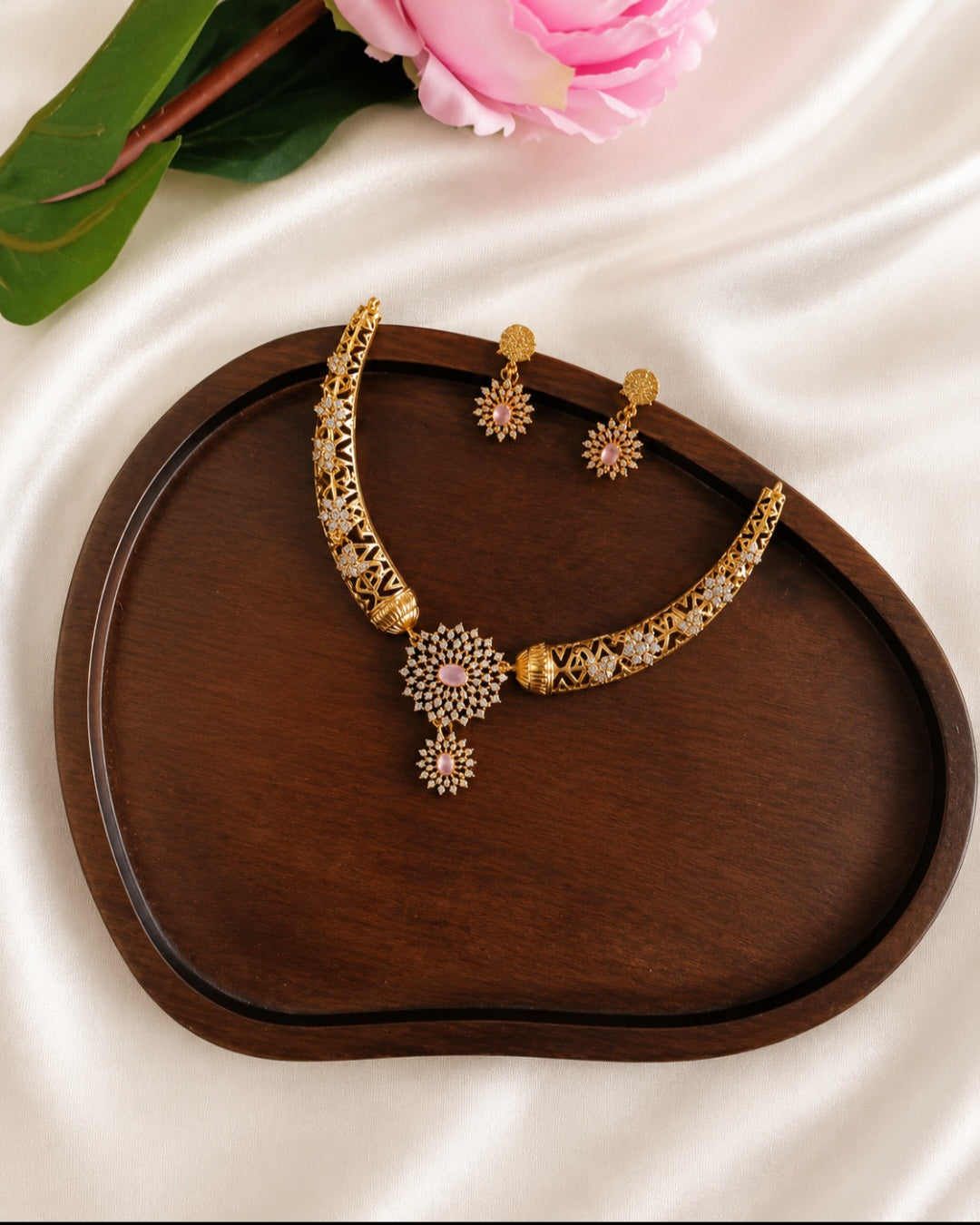 Floral Necklace Set | A226