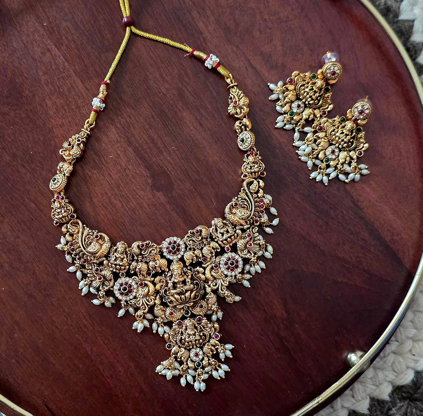 Single piece Lakshmi Necklace