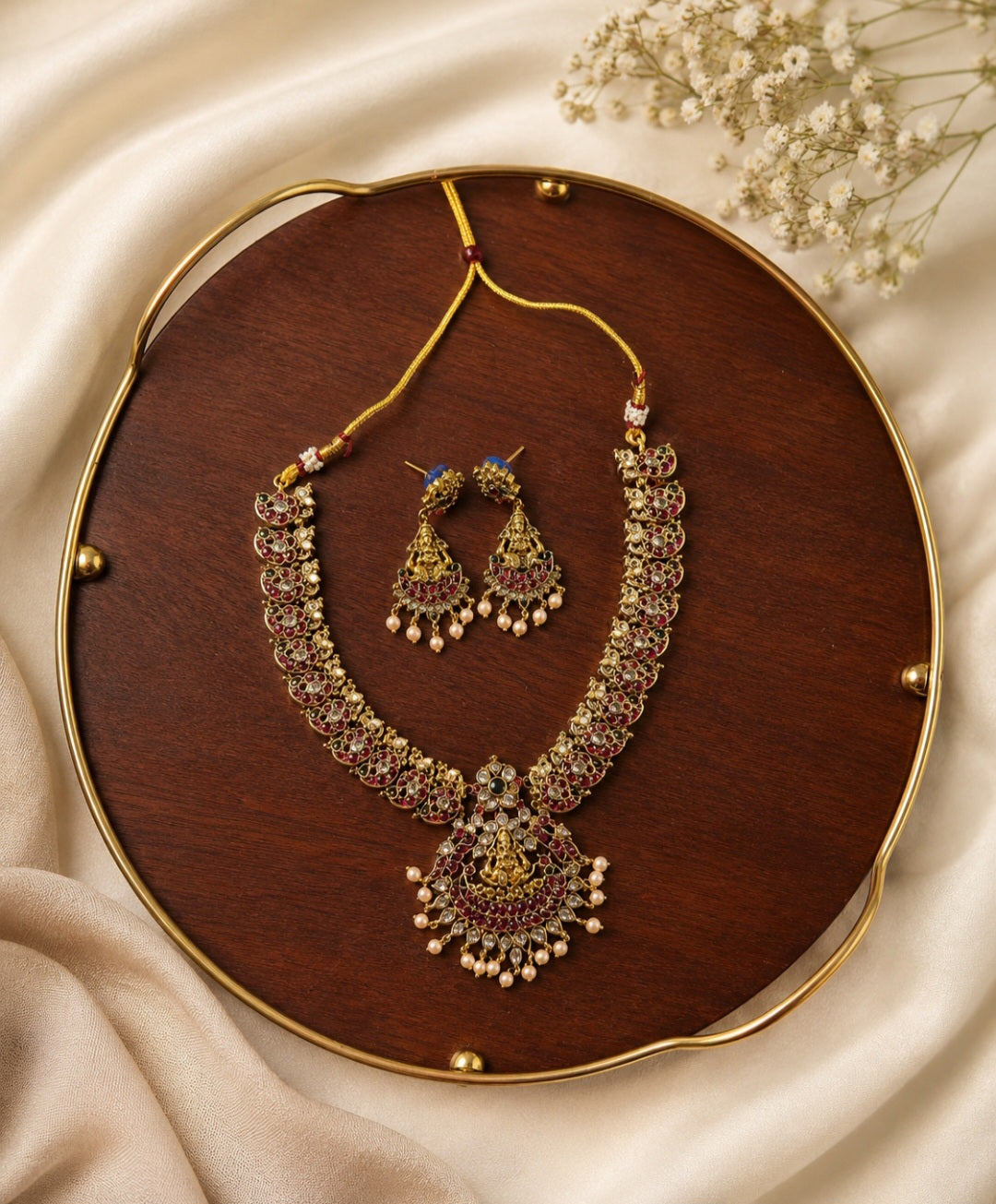 Lakshmi Kundan Necklace | A135