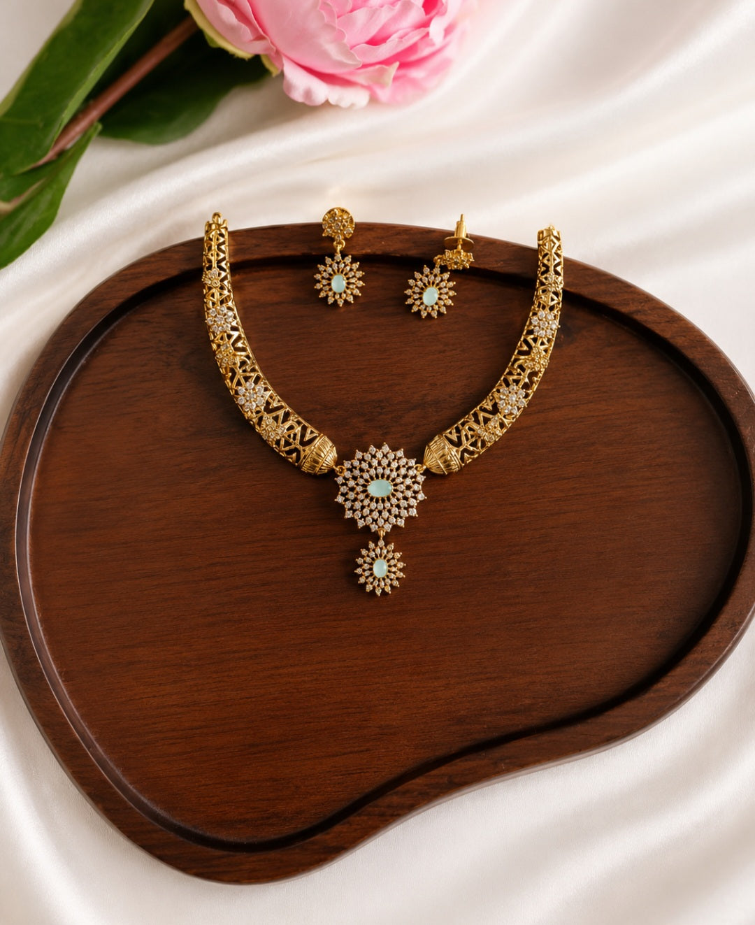 Floral Necklace Set | A226