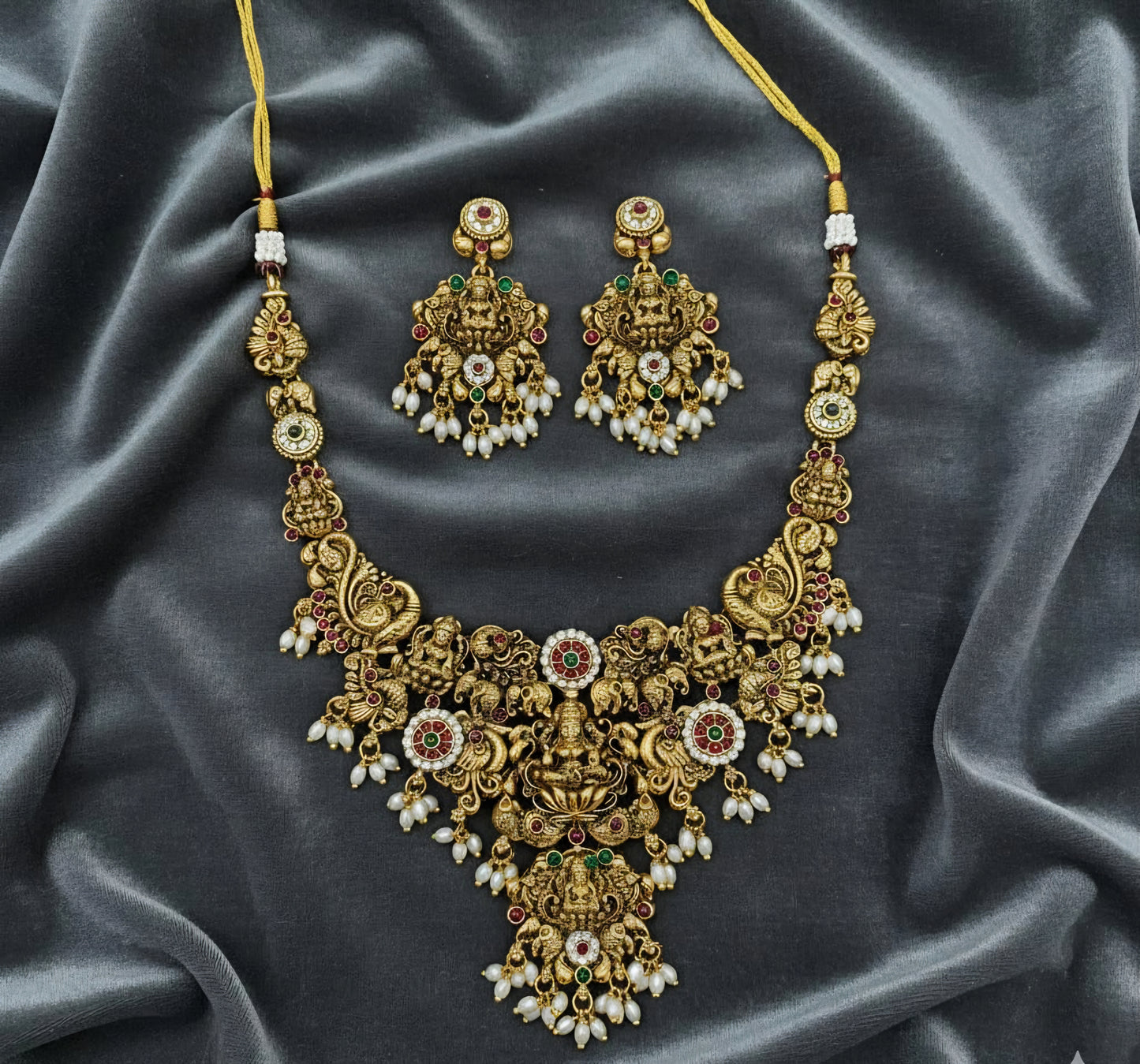 Single piece Lakshmi Necklace