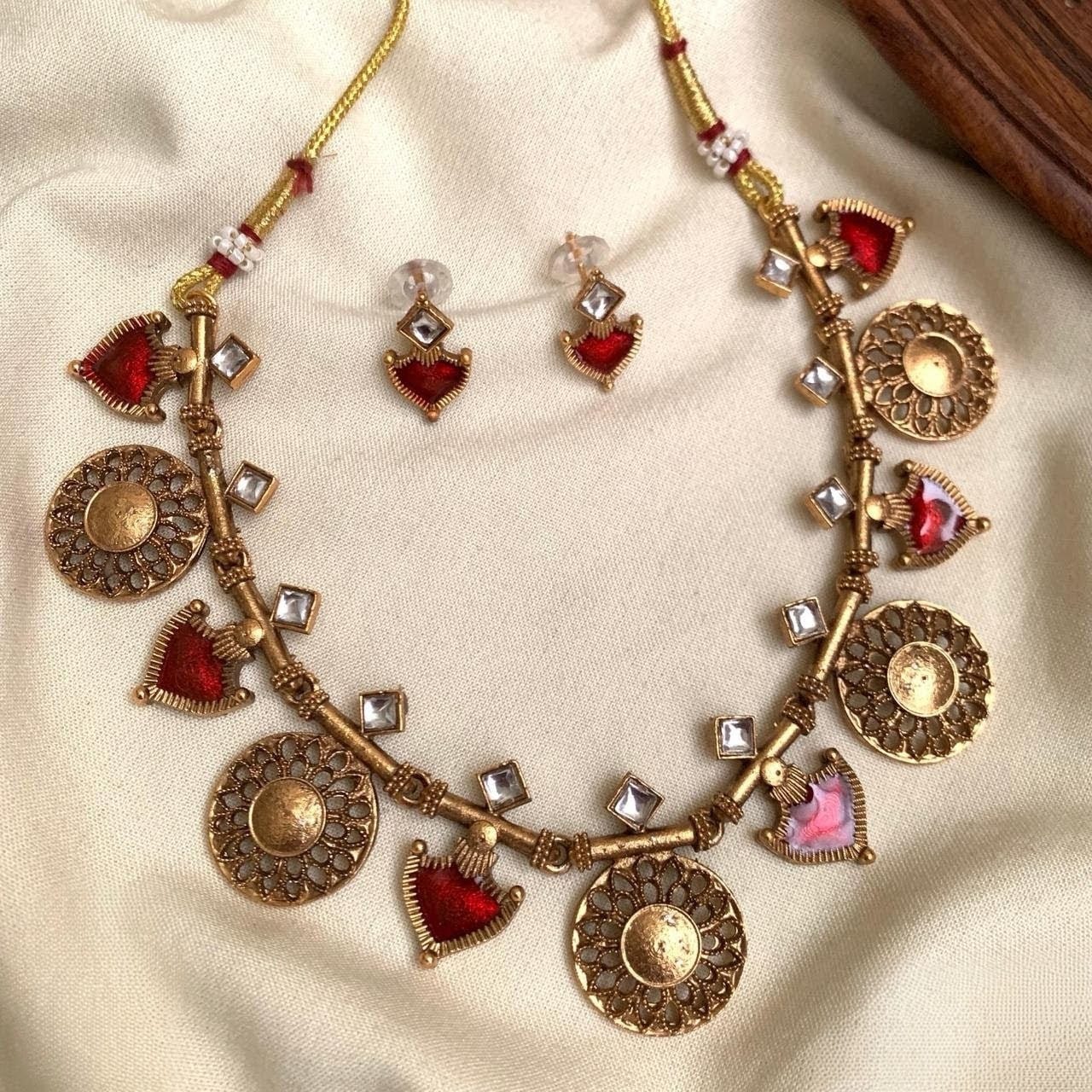 Coin Palakka Fushion Necklace