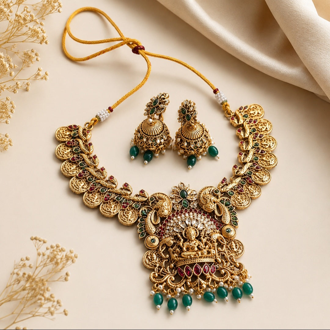 Lakshmi Coin Necklace | A137