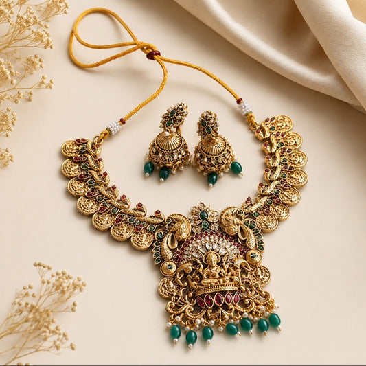 Lakshmi Coin Necklace | A137