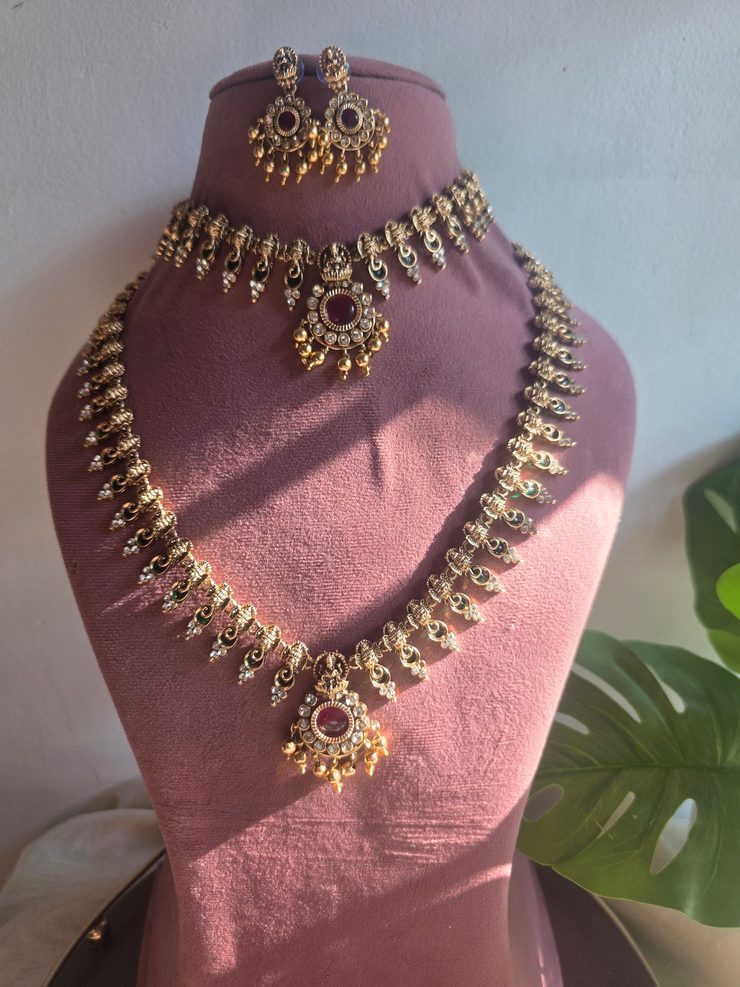 Palakka stone Necklace set