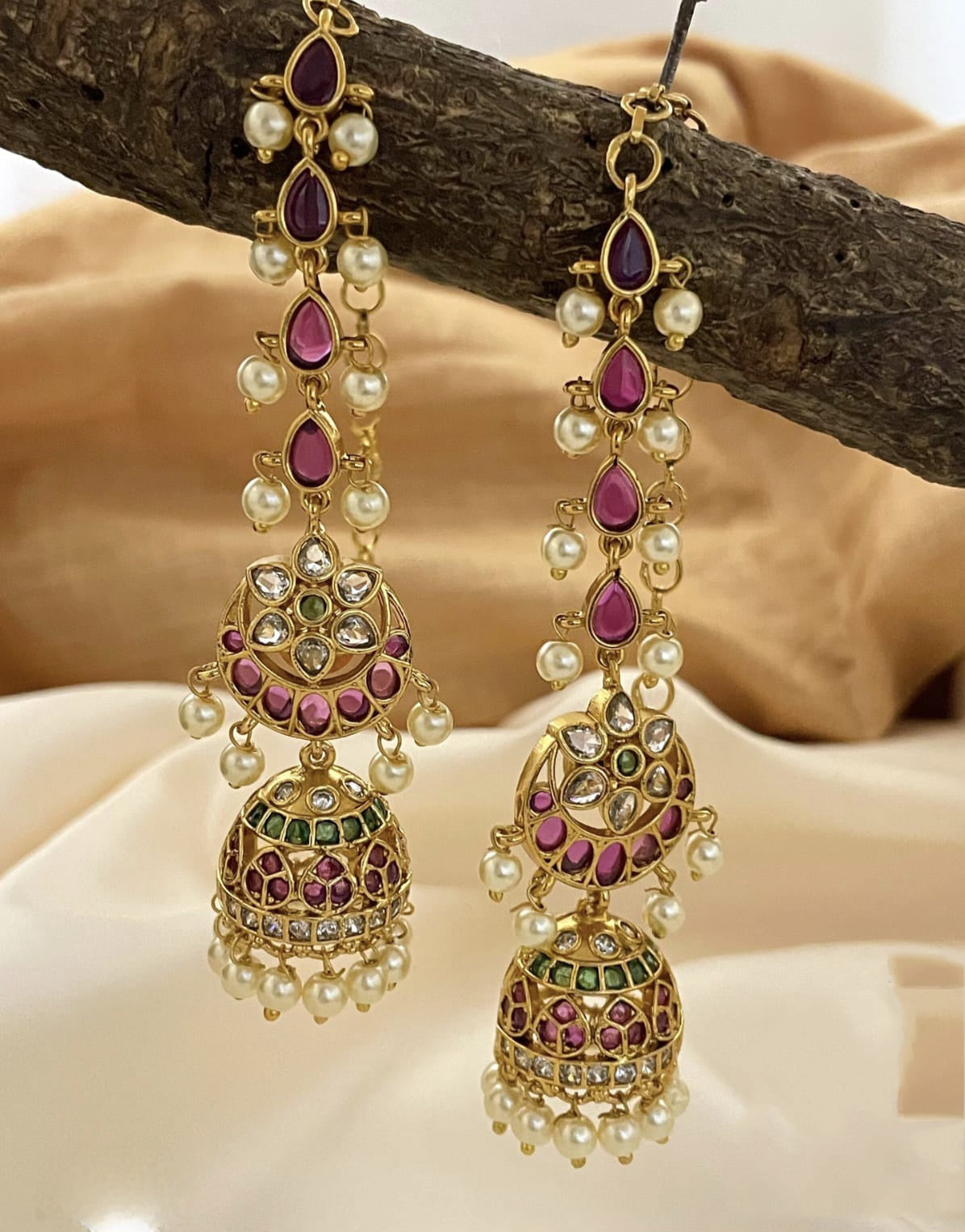 Kemp Stone ajumka with Ear Chain | A268