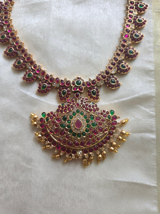 Golden Jadau Kundan Necklace