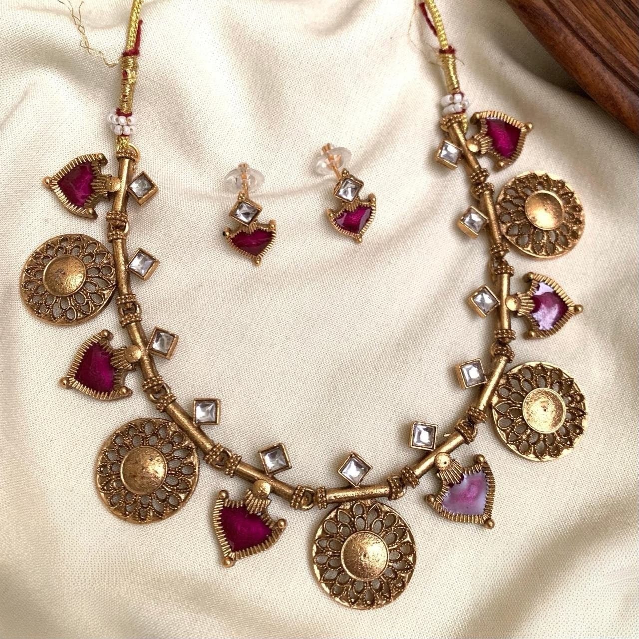 Coin Palakka Fushion Necklace