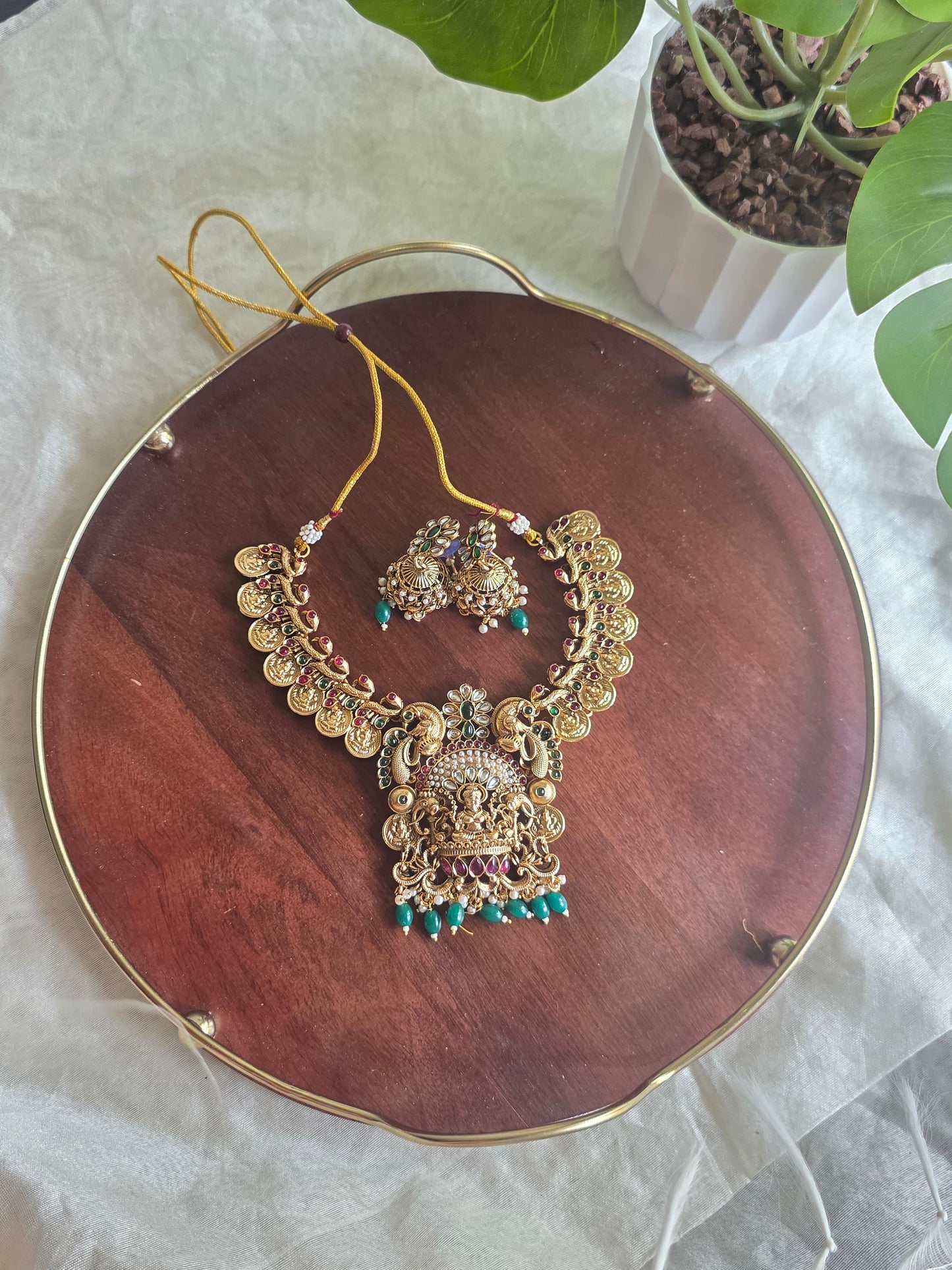 Lakshmi Coin Necklace