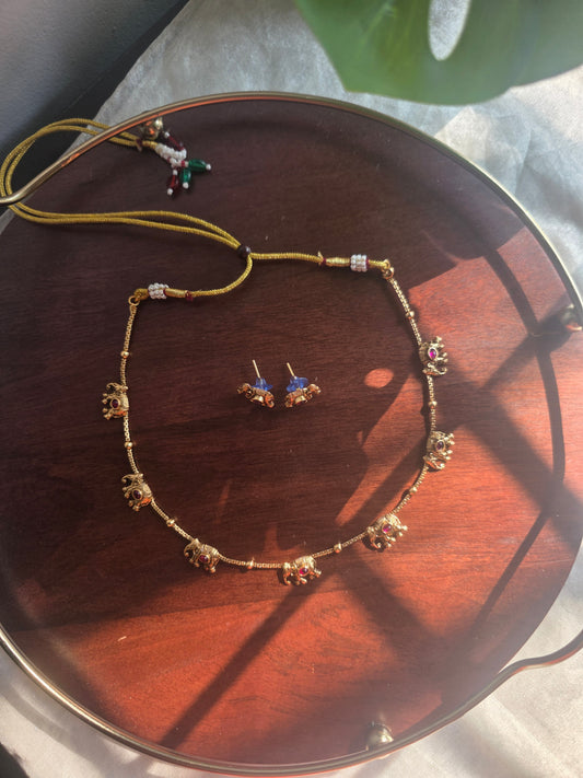 Elaphant chain Necklace