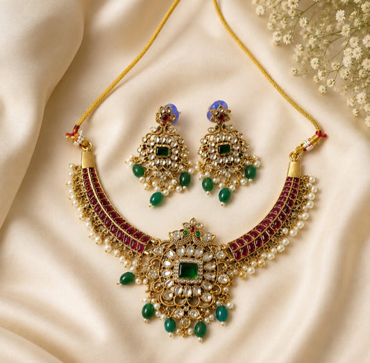Kundan Choker Necklace | A137