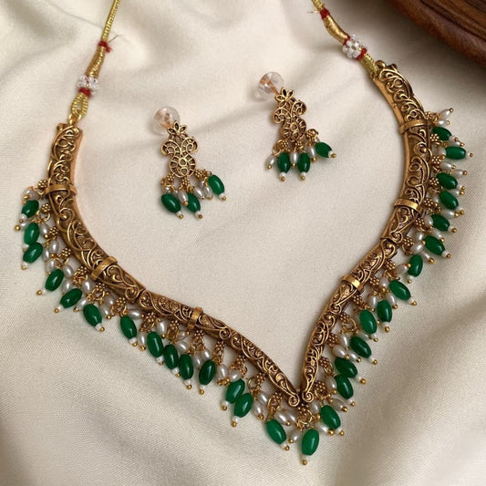 Pearl Kante Necklace