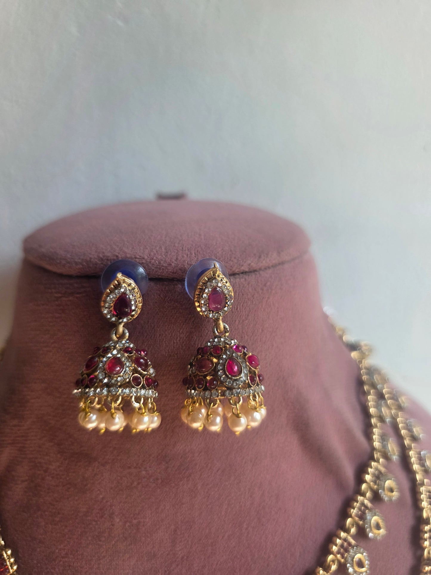 Red beaded Haram set