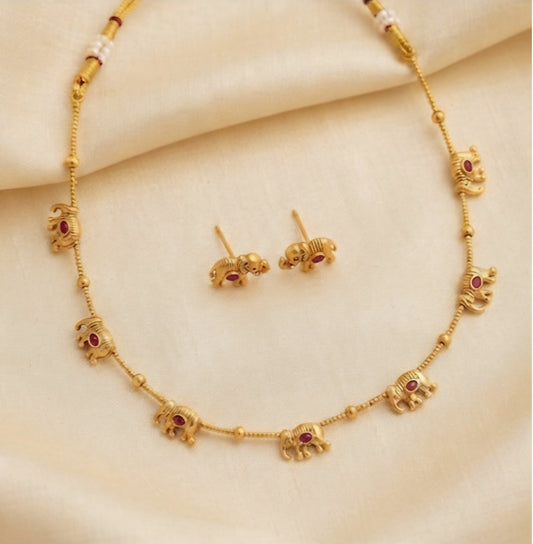 Elaphant chain Necklace | A250