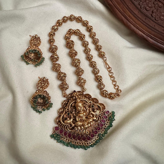 Lakshmi Beaded Nagas Haram